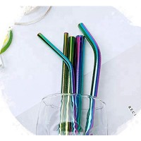 Amazon Hot Sale 304 Stainless Steel Reusable Drinking Metal Straws